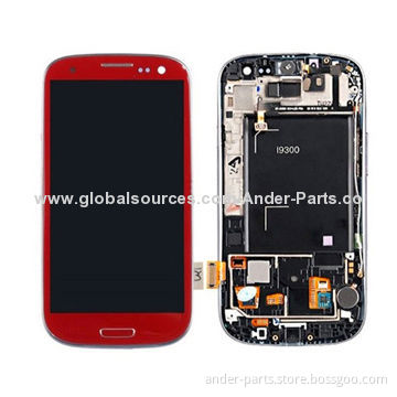 Wholesale LCD display for Samsung Galaxy S3 i9300 mini, fo I747/T999/L710/I535/E210S/I9305
